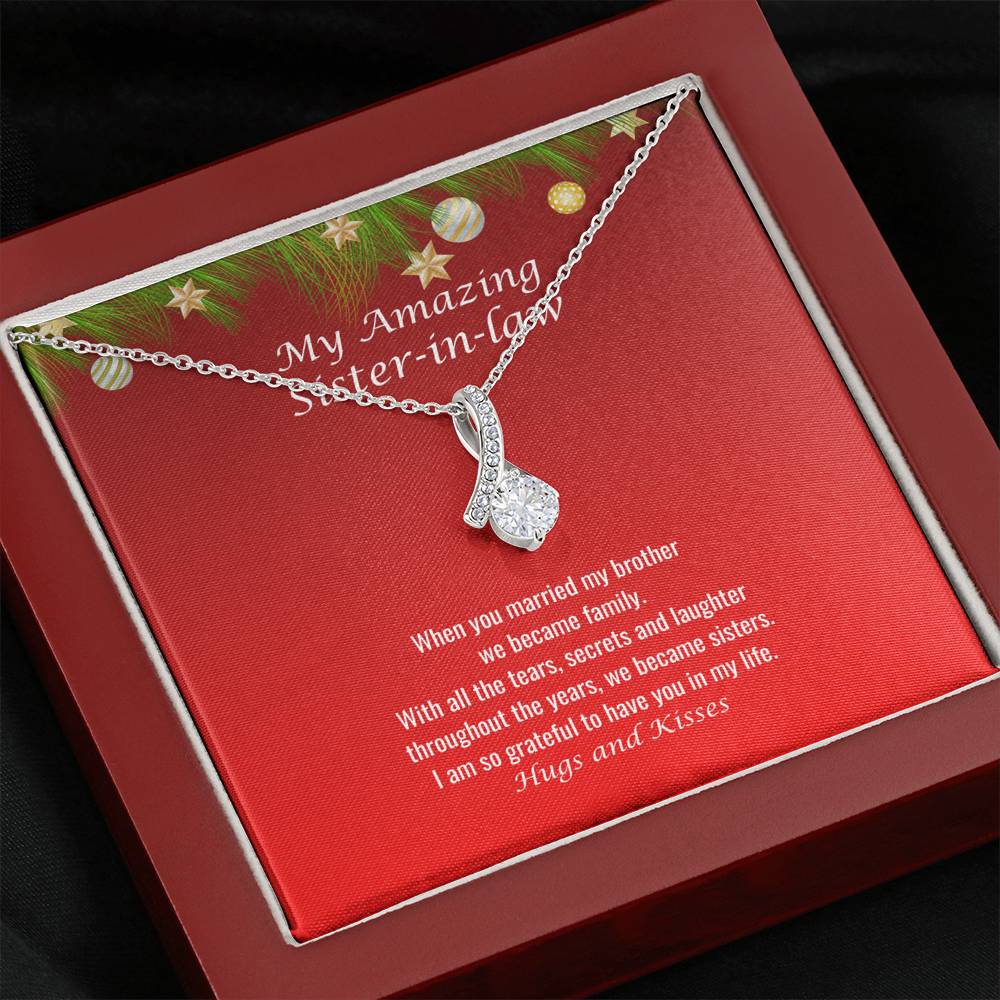 Sentimental Gifts for a Sister in Law, Friends Forever, Bonus Sister, Sister in Law Birthday Gift, Unbiological Sister, Christmas Gift 108xa