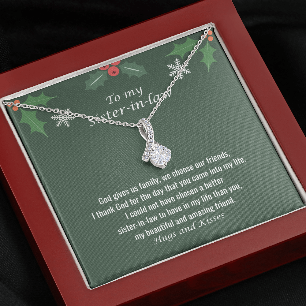 Sentimental Gifts for Sister in Law, Bonus Sister, Sister in Law Birthday Gift, Christmas Gift 109xa