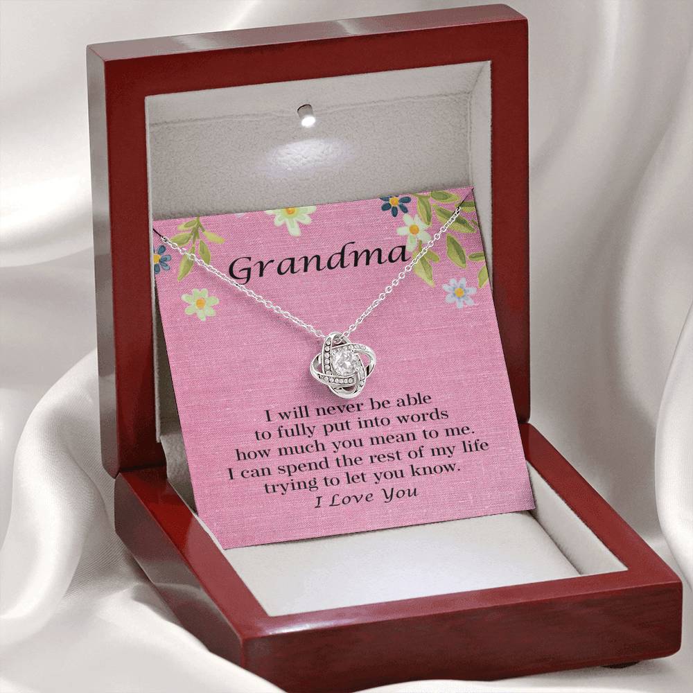 Grandma Necklace, Unique Gift  Dainty Jewelry, Grandma Gift for Birthday Christmas Mother's Day and Grandparents Day Jewelry Gift 101c