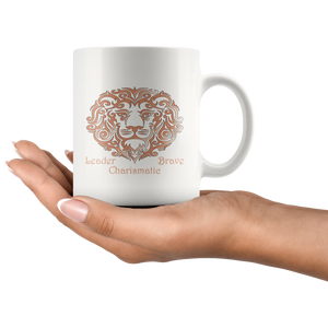 Leo Personalized 11oz White Coffee Mug