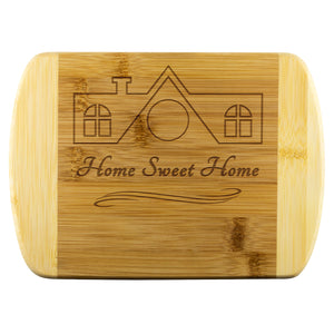 Cutting Board Home Sweet Home Bamboo Personalized